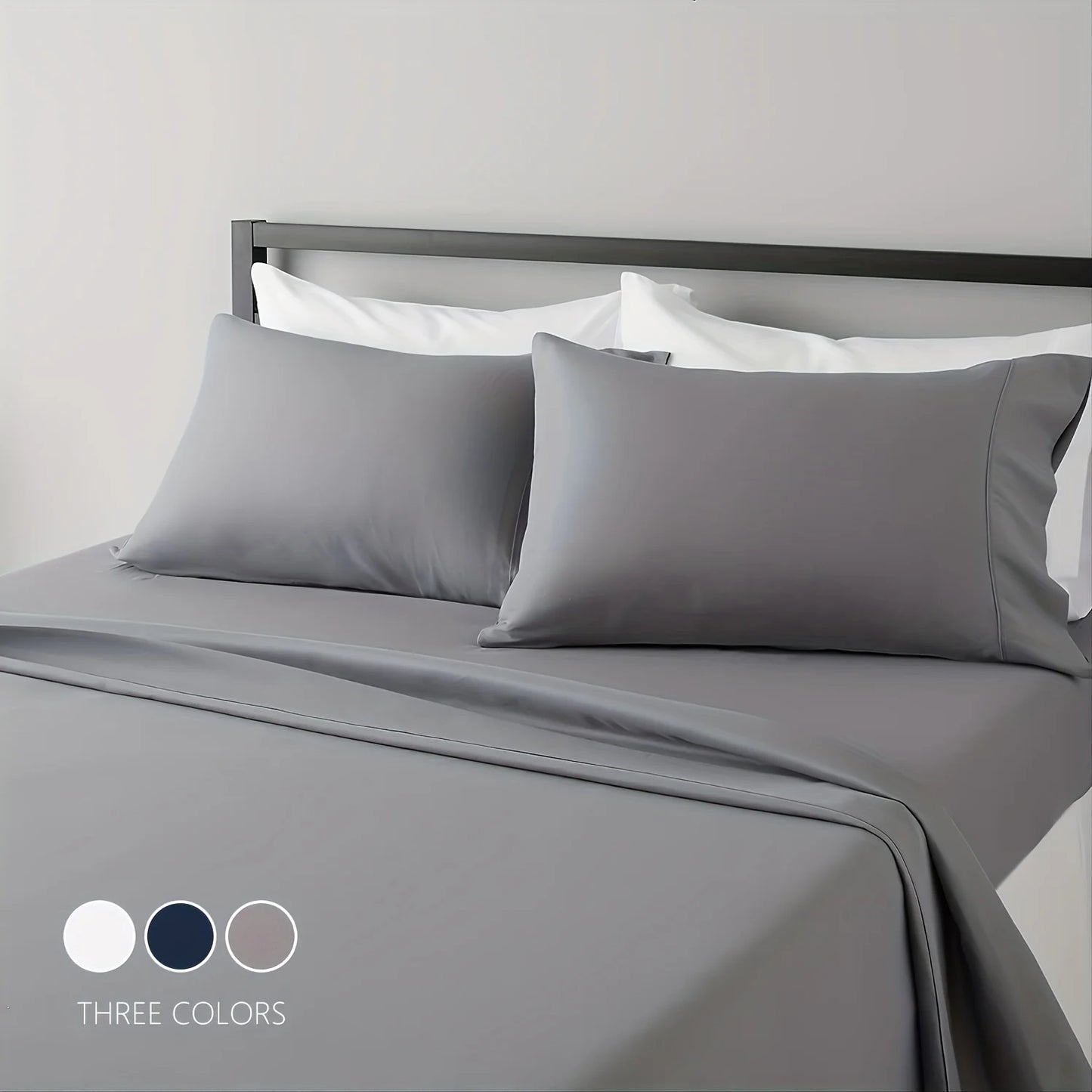 Sheet Set,  Breathable & Cooling, (Hotel Luxury )Bed Sheets Extra Soft Easy Fit - 3/4 Piece Set