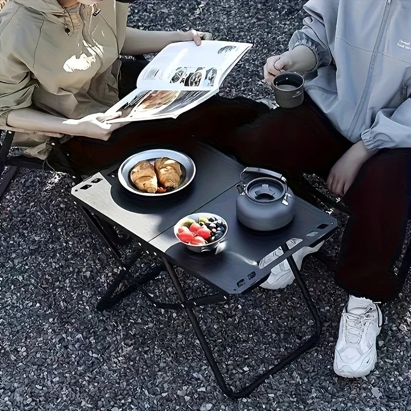Portable Folding Camping Table,Stainless Steel Outdoor Dining Table,Compact Design for Camping,Beach, BBQ,and Hiking (Foldable)If you want want the table AND the carrying bag buy BLACK.  Green carrying bag is almost gone.  Gr