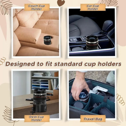 1pc SLR Lens  COFFEE CUP Camera.  Camera Lens Model, Stainless Steel Casual Cup with Lid,  Coffee Mug White/ Black.  Coffee Mug /Creative Gift FOR The photographer IN YOUR FAMILY.  PS:  Its almost FATHERS DAY!!!!!
