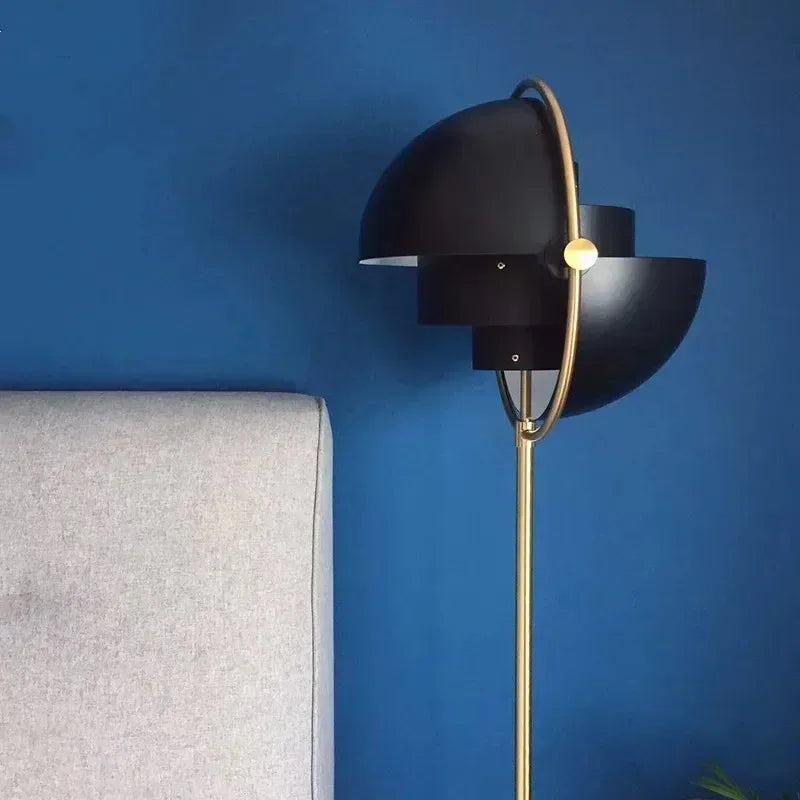 Modern Gubi Floor Lamps For Living Room, Home Decor Designer with Black Gold Metal Standing Lights