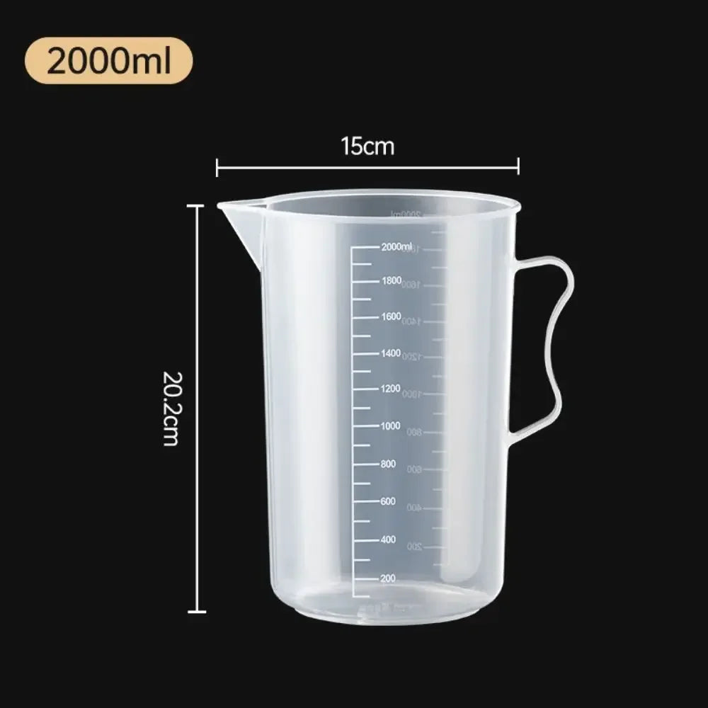 100-5000ml Thickened Plastic Measuring Cups,  Food Grade Measuring and Measuring Cup Beaker