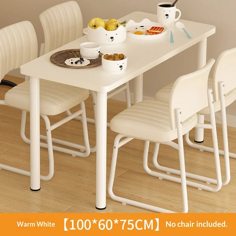 Dinner Table,  Extendable,  Dining Table and Chairs,  European Luxury,   Small Space Foldable Kitchen Dining Room Set  with 4  Chairs