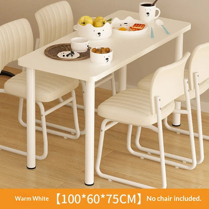 Dinner Table,  Extendable,  Dining Table and Chairs,  European Luxury,   Small Space Foldable Kitchen Dining Room Set  with 4  Chairs