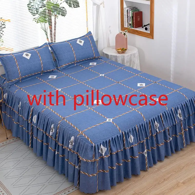 Sheet Set Household with Pillowcase Fashion Modern Water-proof Universal Skin-friendly Single Double Home Textile Bedding Luxury