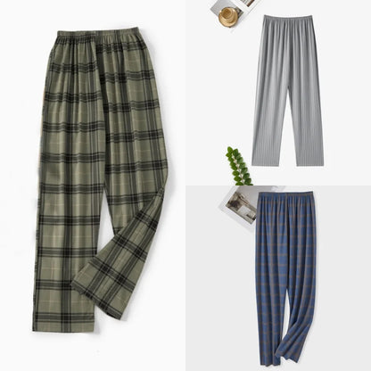 Pajama Pants.  Men's Summer wear.  Thin  and Loose in Large Size Trousers.  Home Pants
