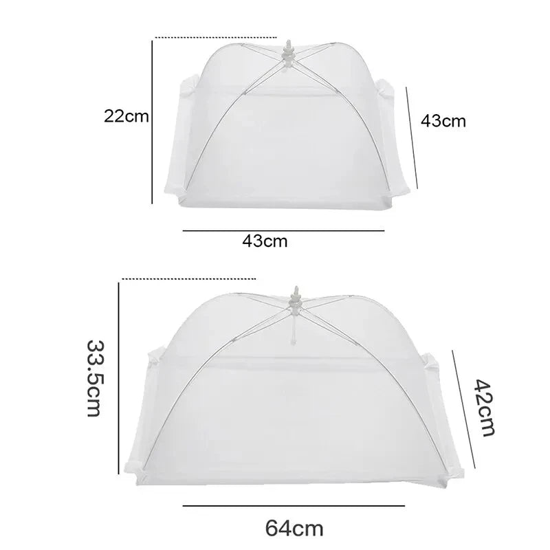 Food Cover Mesh, Folding, Washable, Tables Cover , Insect Proof Protective Dish Covers.