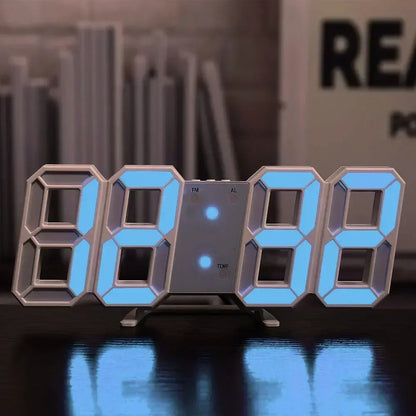 FUN Digital Wall Clock for Kitchen or Office.   Desk,  Electronic Alarm,   Modern Home Decoration for Bedroom Decor Interior Led Table Clocks Living Room