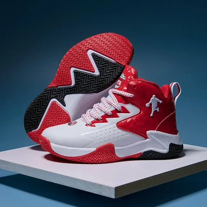 Childrens  Basketball Shoes for Boys /Girls.  Teenagers Breathable,  Non-slip , Lace Up, Indoor //Outdoor Training Sneakers/ Tennis Shoe