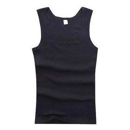 Sale Men's Sleeveless Breathable Fitness Vest,  Basic Elastic Tank Top , Men's Cotton Bodybuilding T-shirt,  Classic Colors,