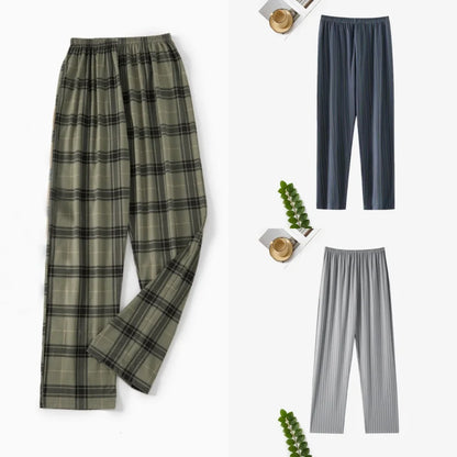 Men's Pajama Pants for Spring and Autum.  Single-Piece Long Pants.  Men's Casual Homewear