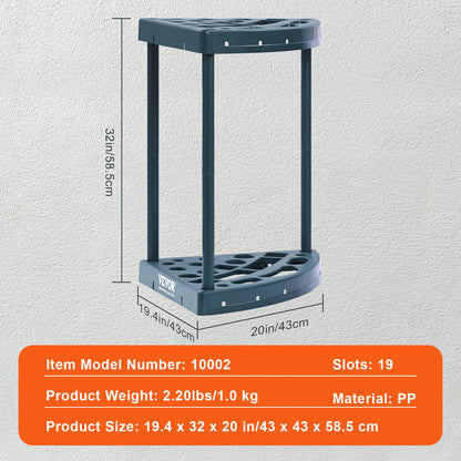 19 Slots Garden Tool Organizer