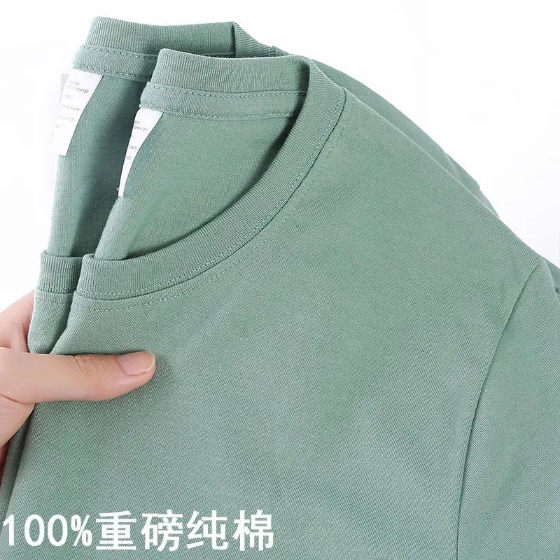 100% Cotton T-shirt,  Men /Women Solid Colors,  O Neck,  Short-sleeved Tops, Summer, Loose, Half-sleeve T Shirt Unisex M-4XL
