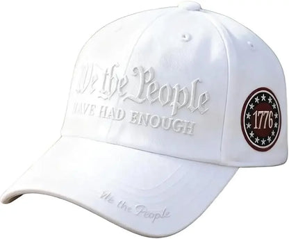 Vintage 250th Anniversary USA We The People Have Had Enough Baseball Cap for Men Women Adjustable Strapback
