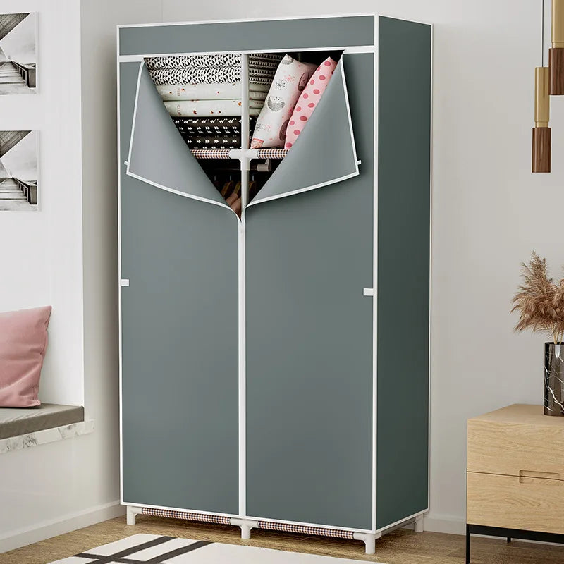 Wardrobe Simple Cloth Wardrobe ,Household or Bedroom Assembly Cabinet, Large Wardrobe, Durable, Simple,  Modern