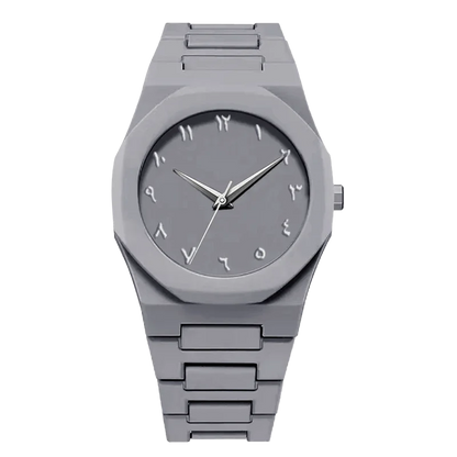 Mens watch, Quartz,  clean contemporary style.  Better picture in images.  Black watch with Black lettering is really low in stock.  Several other choices.
