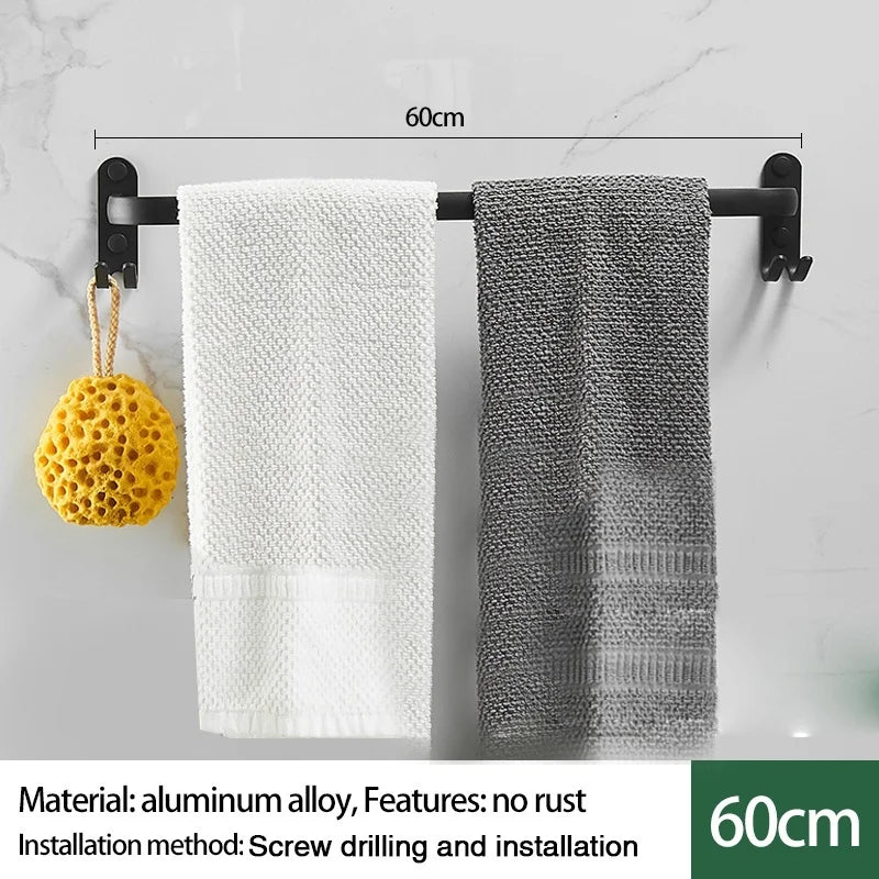 Single-layer/Double-layer/Triple-layer Towel Holder, Towel Storage,  Towel Rack  for Bathroom/Kitchen. Multi-layer Wall-mounted Towel Rack