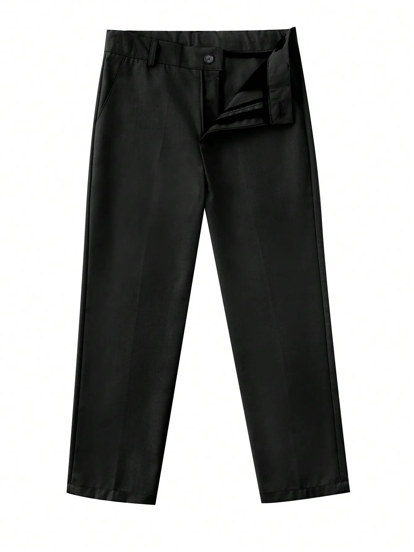 Tween Boys Back To School Season Black Long Pants, Boys Youth School Uniforms. Lots of Color/size combinations to pick from.
