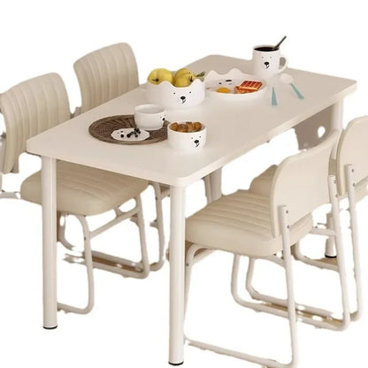 Dinner Table,  Extendable,  Dining Table and Chairs,  European Luxury,   Small Space Foldable Kitchen Dining Room Set  with 4  Chairs