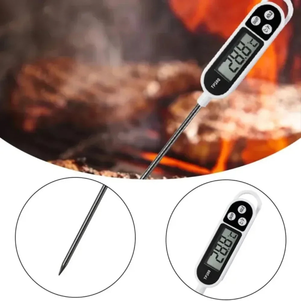 Food Thermometer TP300 Digital for Kitchen .Wateror Oil Thermometer for Meat Cooking Food Probe BBQ Electronic Oven Kitchen Tools