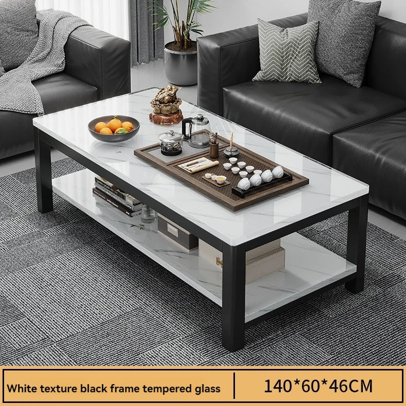 Tea table, living room, household, small apartment, next to sofa, office, marble patterned tea table,