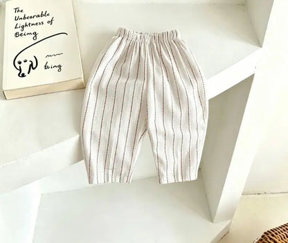 All Over Print Wide Leg Pants for  Kids, 4-6 Yrs.   Soft Cotton Casual Trousers For Toddler Boys And Girls Summer / Autumn Clothing