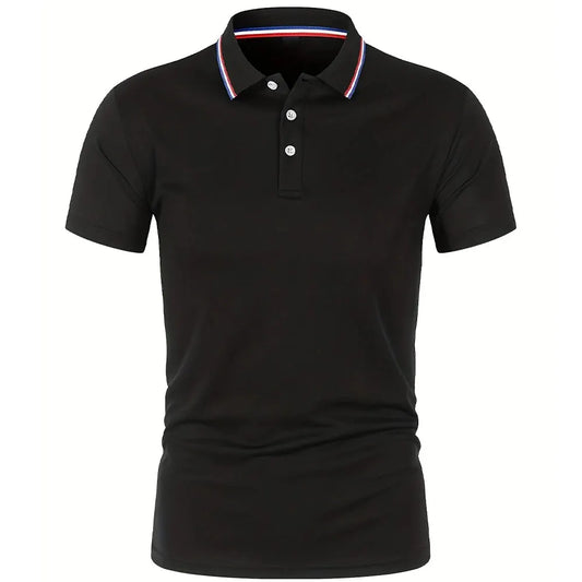 Sale on Men's Summer Casua, l Breathable, .Comfortable Polo Shirt.  Solid Colors, High Quality Short Sleeve Shirt