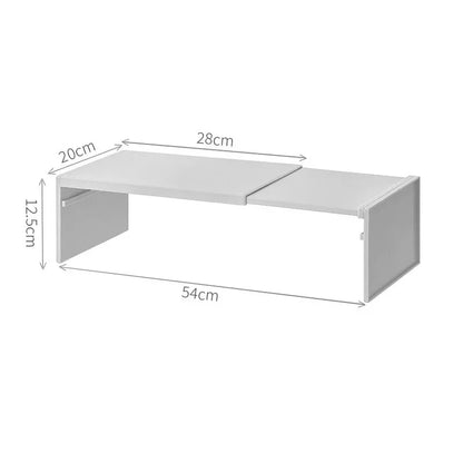 Kitchen Cupboard Organizer  with Retractable Cabinet Shelf .  For Seasoning , Bottles, Spice Rack, Dishes and Kitchen Accessories Storage Rack