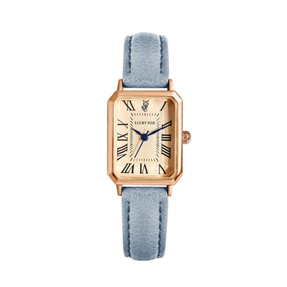 Fashion Retro Digital Dial Casual Watches Square face,  Leather Strap,  Fashionable Clock Quartz Wristwatch for Women Gift,