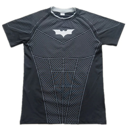 Men's Compression,  Quick Dry,  Skinny Fit,  Short Sleeve Athletic T-Shirt for Gym,  Workout Fitness,  Running,Sport, Bodybuilding