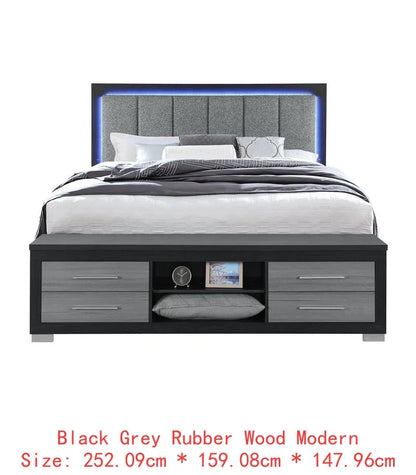 5-Piece Natural White King Bedroom Set