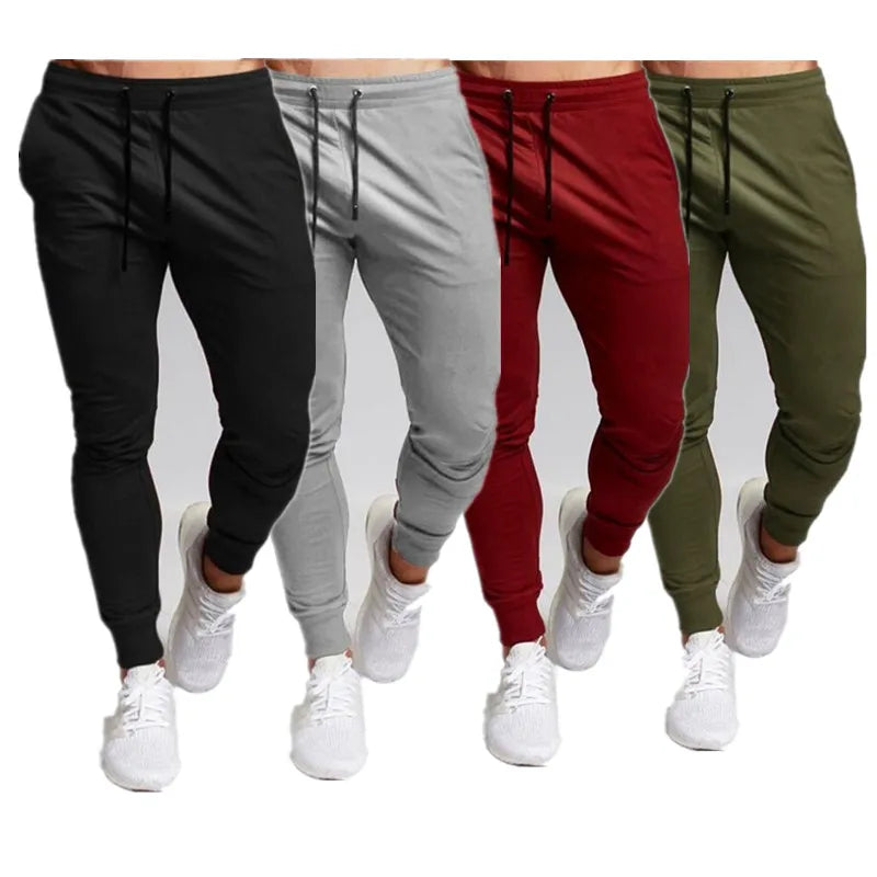 Casual Pants Men's  Slim Jogger Sweat pants.Large Size Elastic Waist Sports Casual.  Loose Fitness Clothes  for Spring
