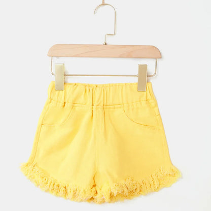 Baby Girls Summer Denim Clothing/ Shorts, Pants, Jeans, Clothes  for Girls.   Casual Short Trousers /Infant Bottoms