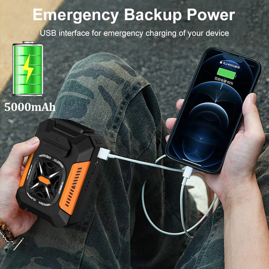 Portable Waist Clip Fan 5000mAh USB Rechargeable Fan Powerful Air Cooler Outdoor Camping Waist Fan with Power Bank LED Light.  Yellow/greenish has the most and orange about half.  Better chances with the yellow/ish