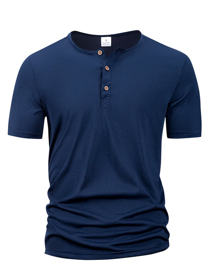 Mens Henley T-shirts,  Buttons,  Slim, Casual, Mens Solid Color,  Short Sleeve Sports T-shirt shirt.  Theres a Lt. Grey thats gone and every other color ha some of mostly everything.