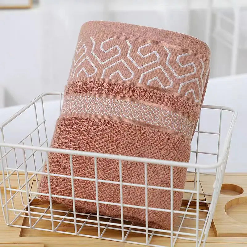 380g new pure cotton thick bath towel 70*140 soft , absorbent and no shedding color