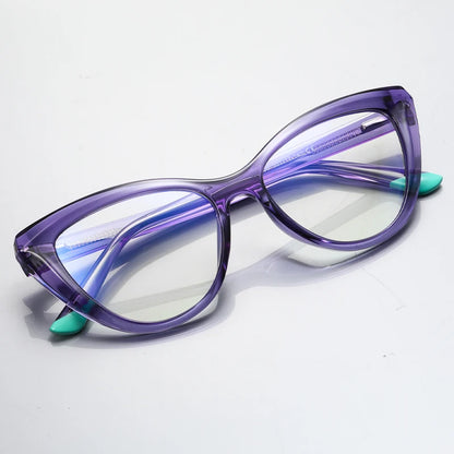 Stylish Cat-eye Frames for  Women.  Computer,  Anti- Blue Light Reading Glasses.  Also,   Customizable Prescription, Myopia /Hyperopia Glasses.