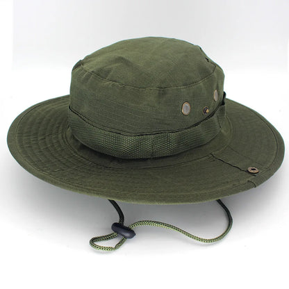 Camouflage or solid Tactical Cap, Bucket Hat/ Caps also in  Camo for adults or older teens.   Outdoor Protection in the sun.