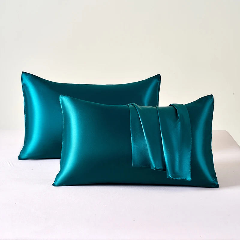 2pcs Satin Pillowcase for Skin and Hair, Satin Pillow Cases Set of 2 Soft Breathable Smooth Cooling Pillow Covers for Sleeping, Great Gifts.  Lots of colors BUT, GOLD is Hughley AVailable!!!  All others Drop down a Lot so  BL