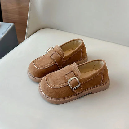 Girls Flats for Spring /Fall,  Shallow, Lazy Loafers. Comfortable, Soft,  Suede Sneaker, Casual School Shoes