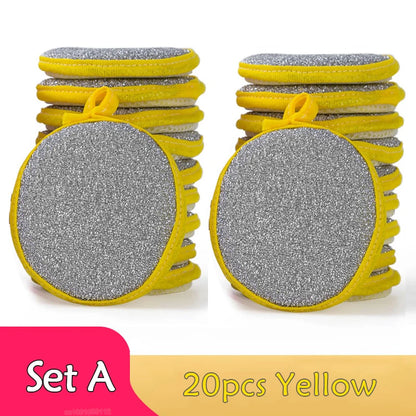 5/10/20Pcs Double Side Dishwashing Sponge and Dish Washing Brush.  Pan,  Pot, Dish Washing  Sponges for Household Cleaning.