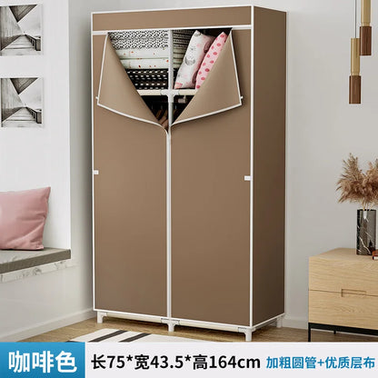 Wardrobe Simple Cloth Wardrobe ,Household or Bedroom Assembly Cabinet, Large Wardrobe, Durable, Simple,  Modern