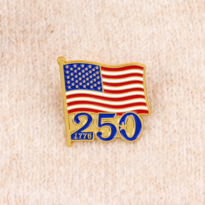 American Flag, Enamel Pin Brooch,  Lapel Pins, Badge for  Backpack,  Clothing,  Accessories Fashion Jewelry  for the 250th Anniversary Gift
