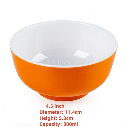 4.5 -5 inch 2 -10 piece set,  Break resistant Melamine Bowl for Thickened Flower Rice Soup or snacks.