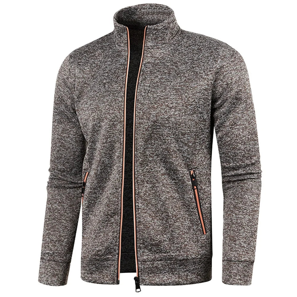 UNISEX  Zipper Jackets Standing Collar Sweatshirt.  Outdoor Streetwear Casual Coat  with  Long Sleeves. Sizes  M-4XL.  a Few choices of color/sizes are low but most are extremely well stocked.  What a great looking dressed-up