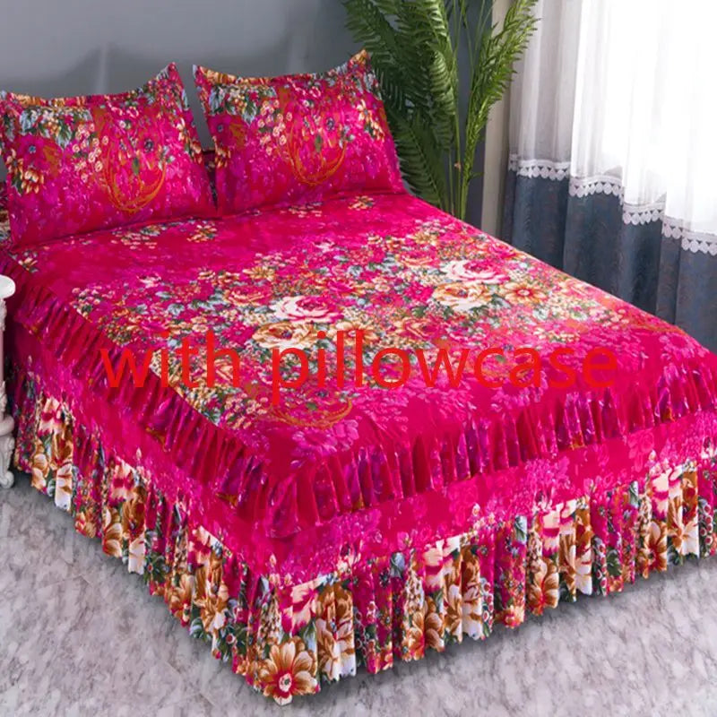 Sheet Set Household with Pillowcase Fashion Modern Water-proof Universal Skin-friendly Single Double Home Textile Bedding Luxury