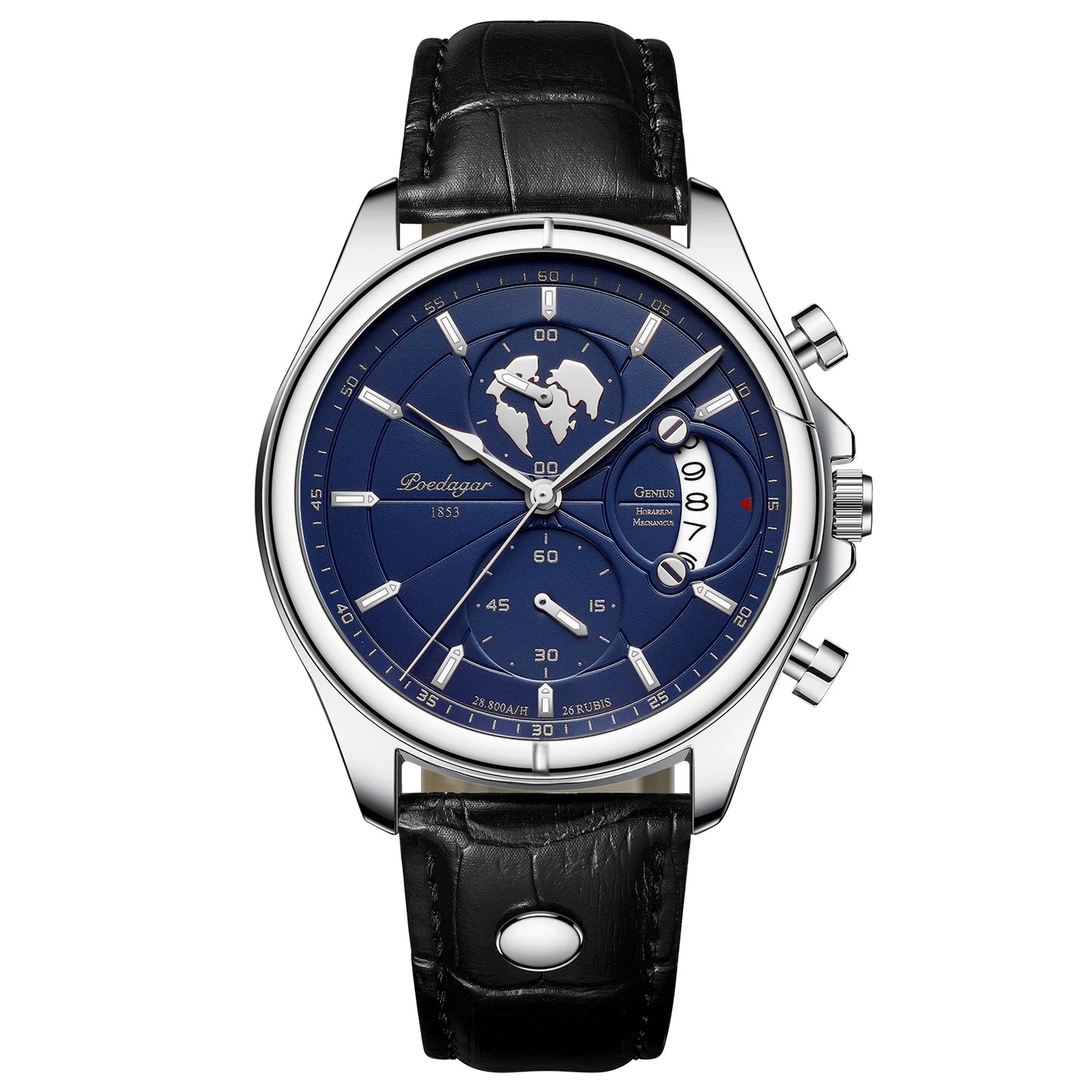 Luxury Mens  Wristwatch,  Chronograph Date,  Waterproof,  Leather.  Mens  Watch,  Quartz, Men's Watches