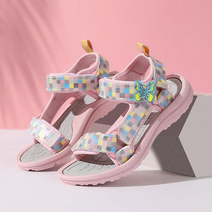 Summer Childrens Sandals , Baby Girls/Toddlers,  Soft Non-slip Princess Shoes,  Baby Cute,  Pearl Princess .