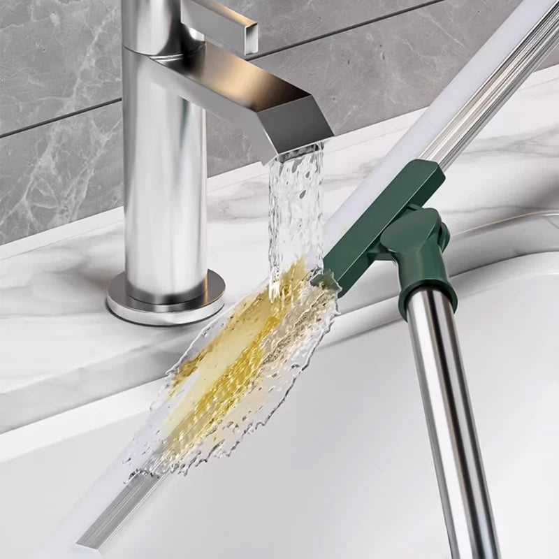Silicone Broom, Wiper,  Squeegee Window WasheMultifunctional Household Home Floor,  Glass Scraper,  Hand-push Mirror Cleaning