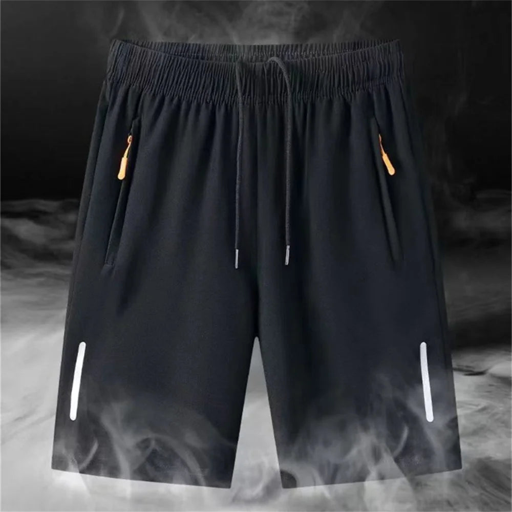 Men's Summer,  Ultra-thin Ice Silk Beach Casual Shorts.  Quick Dry Joggers,  Zipper, Loose,   Short  SweatPants.  Dont Forget FATHERS DAY GIFTS, Grandfathers Day Gifts!!!