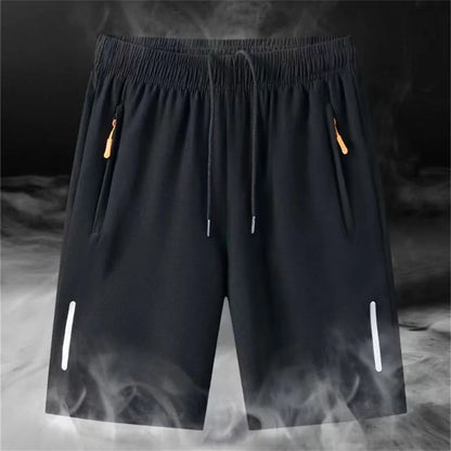 Men's Summer,  Ultra-thin Ice Silk Beach Casual Shorts.  Quick Dry Joggers,  Zipper, Loose,   Short  SweatPants.  Dont Forget FATHERS DAY GIFTS, Grandfathers Day Gifts!!!